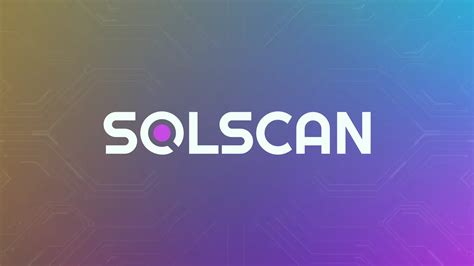 Solana: Solscan doesn’t show token name and logo
